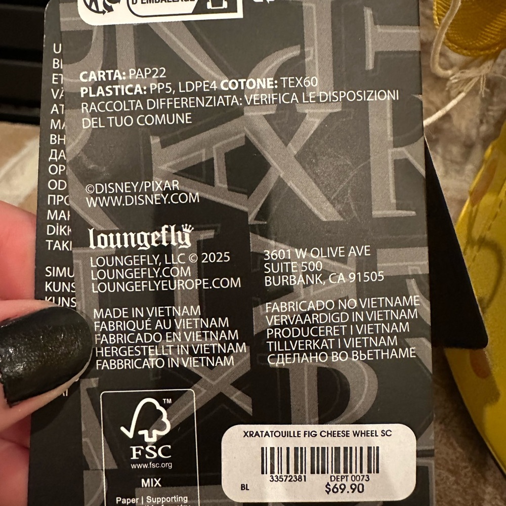 Loungefly Remy Purse 🧀 - Picture 3 of 8